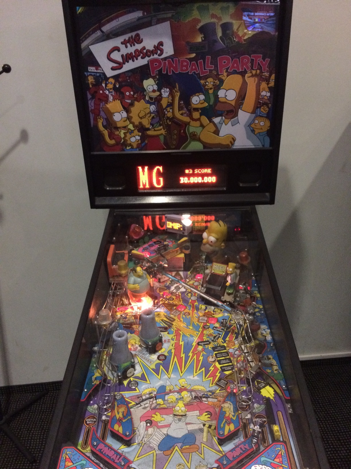 Пинбол The Simpsons Pinball Party - Киностар Делюкс ТЦ Мега Химки