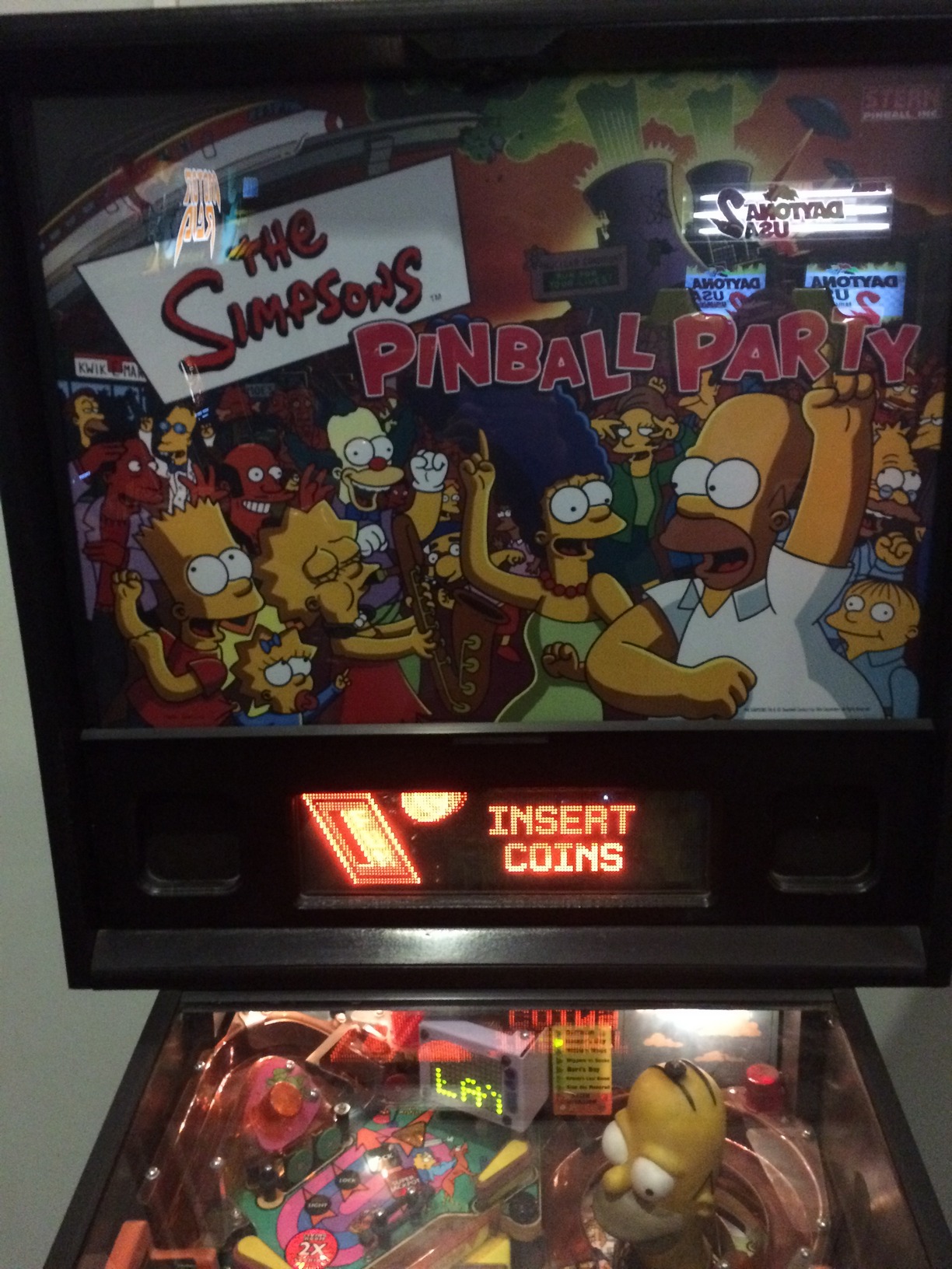 Пинбол The Simpsons Pinball Party - Киностар Делюкс ТЦ Мега Химки